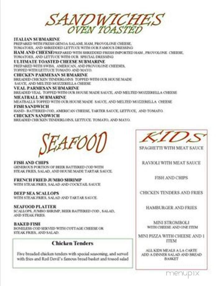 Red Devil Italian American - Holly, MI menu_pic
