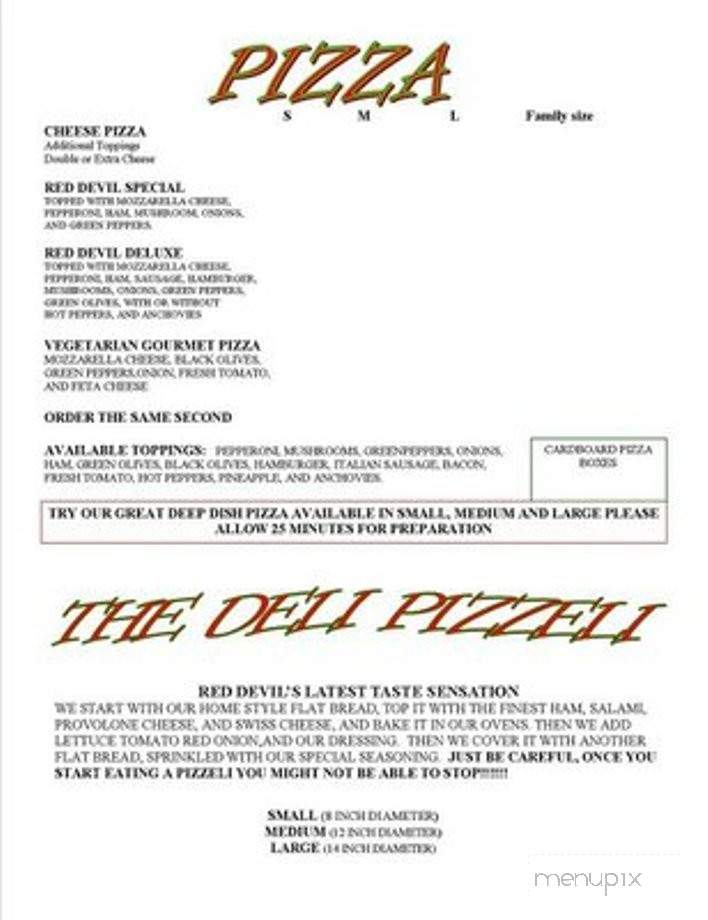 Red Devil Italian American - Holly, MI menu_pic