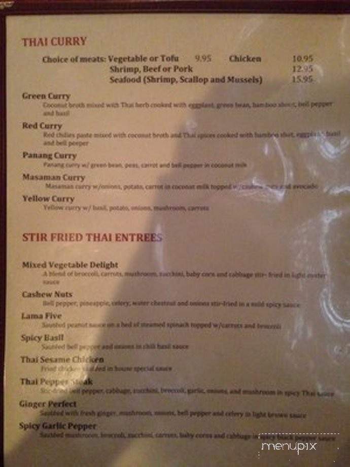 Fusion Japanese and Thai Cuisine - Newberry, SC menu_pic