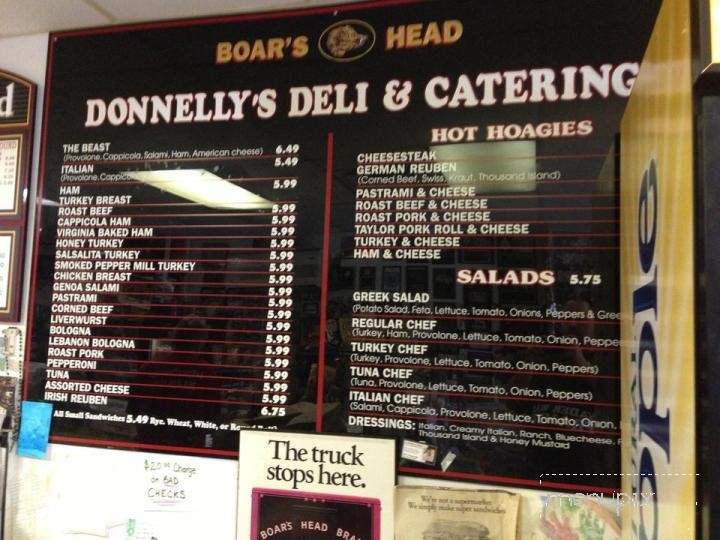 Donnelly's Deli - Spring Hill, FL menu_pic