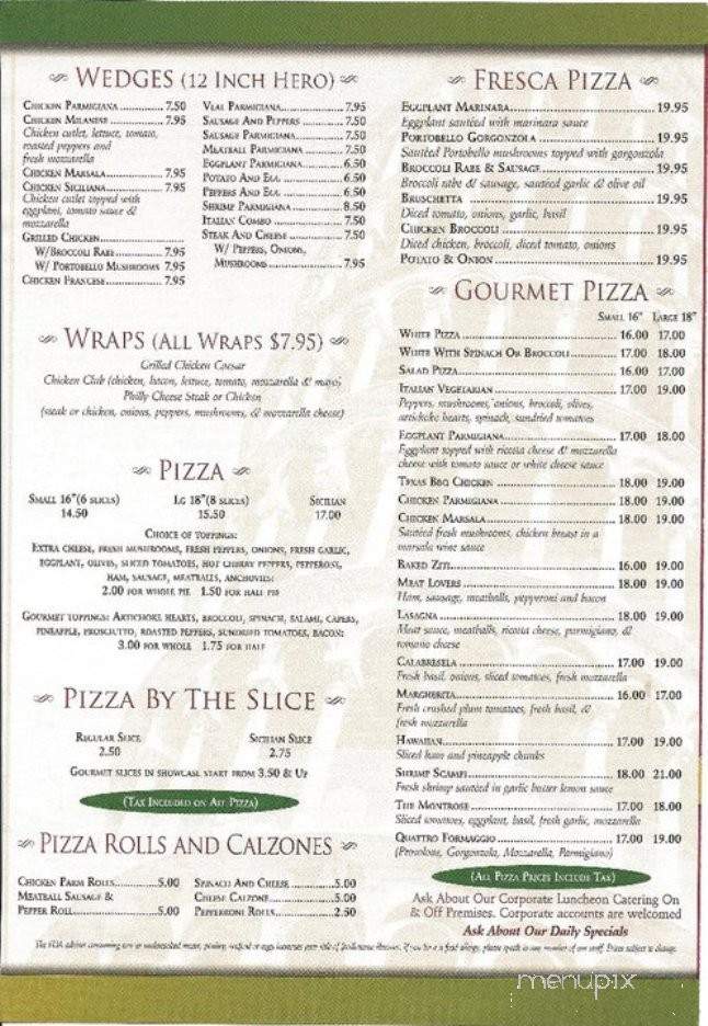 Two Brothers Pizzeria - Montrose, NY menu_pic