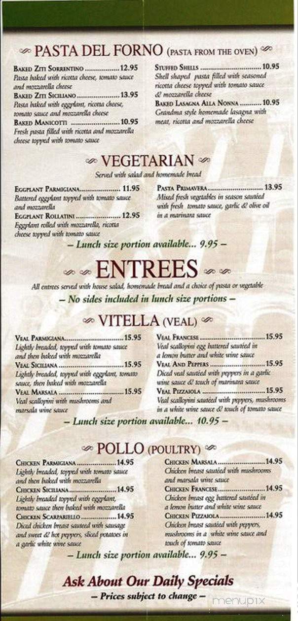 Two Brothers Pizzeria - Montrose, NY menu_pic
