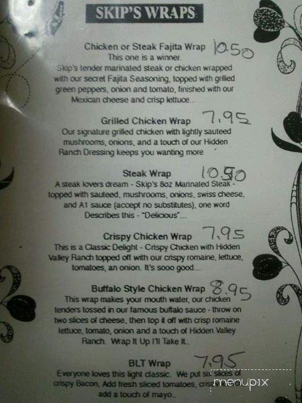 Skip's A' La Mode - Williams Bay, WI menu_pic