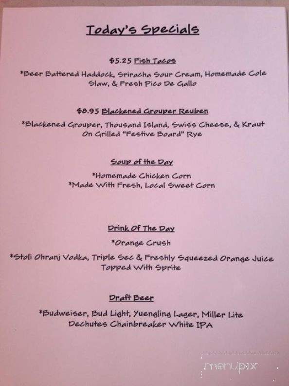 Brickyard Tavern - York, PA menu_pic