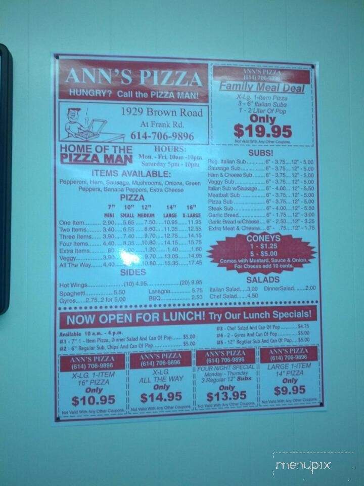/350000515/Anns-Pizza-Columbus-OH - Columbus, OH