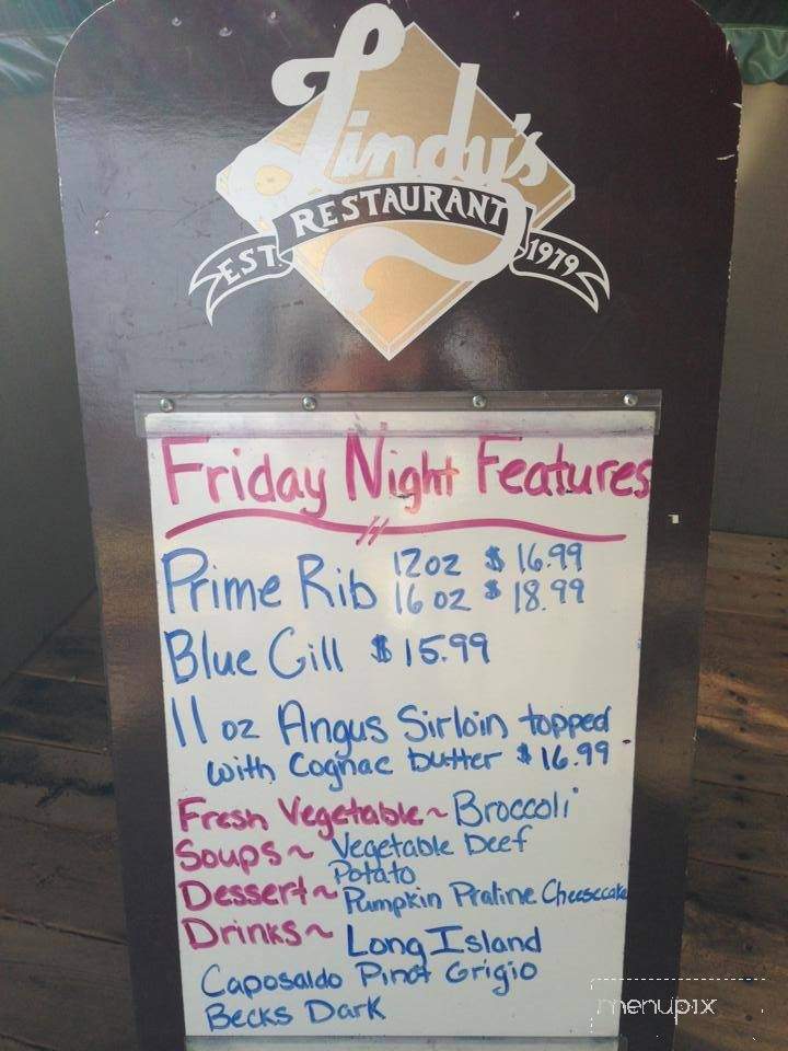 Lindy's Restaurant - Cassopolis, MI menu_pic