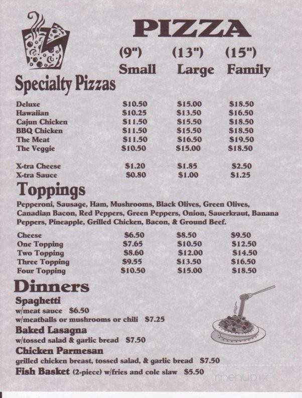 Hunter's Pizzaria - Franklin, OH menu_pic