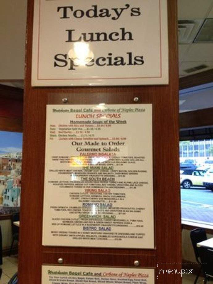 Westchester Bagel Cafe - Scarsdale, NY menu_pic