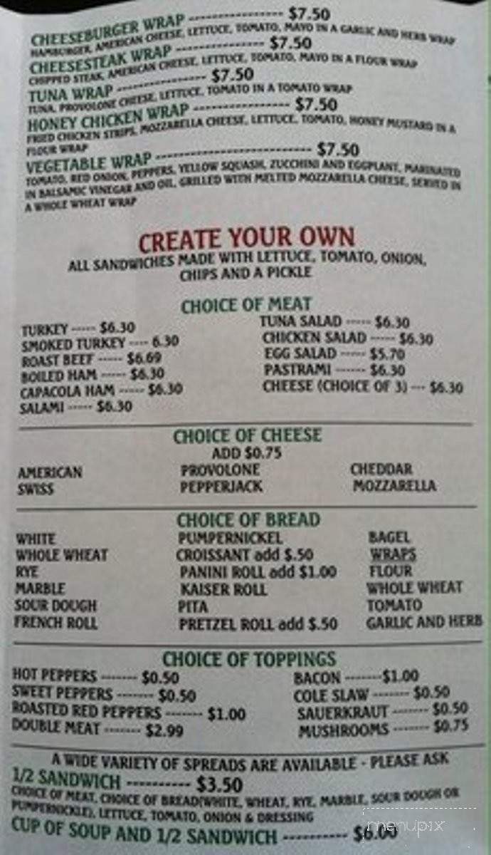 Windsor Deli - Allentown, PA menu_pic