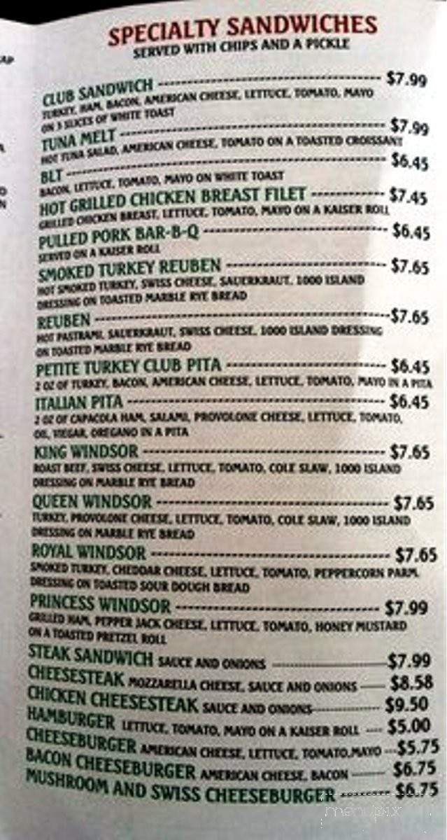Windsor Deli - Allentown, PA menu_pic