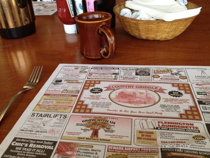 Country Griddle - Flemington, NJ menu_pic