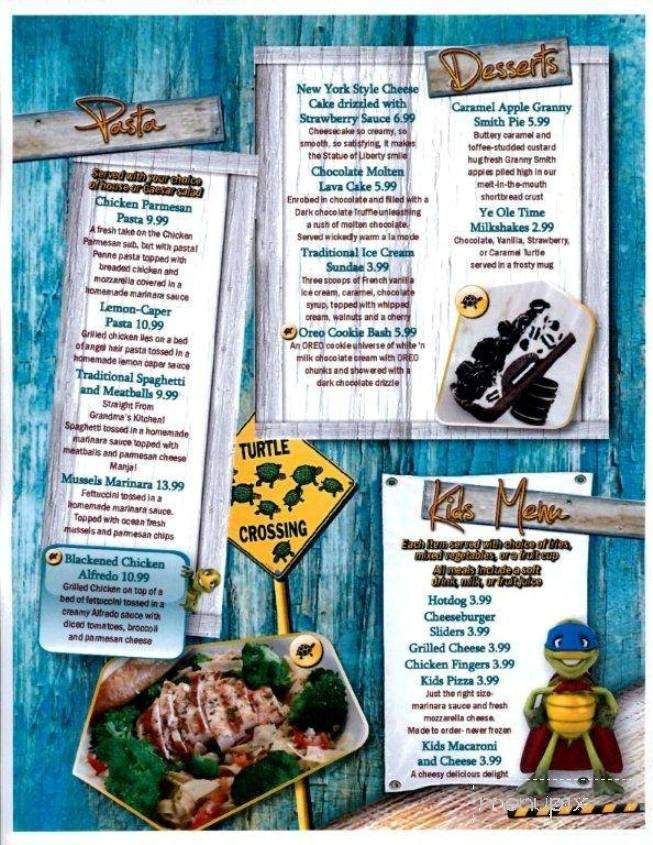 Turtle Shell Bar Grill - Mauldin, SC menu_pic