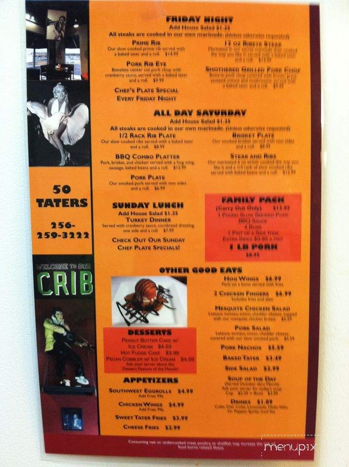 50 Taters - Scottsboro, AL menu_pic