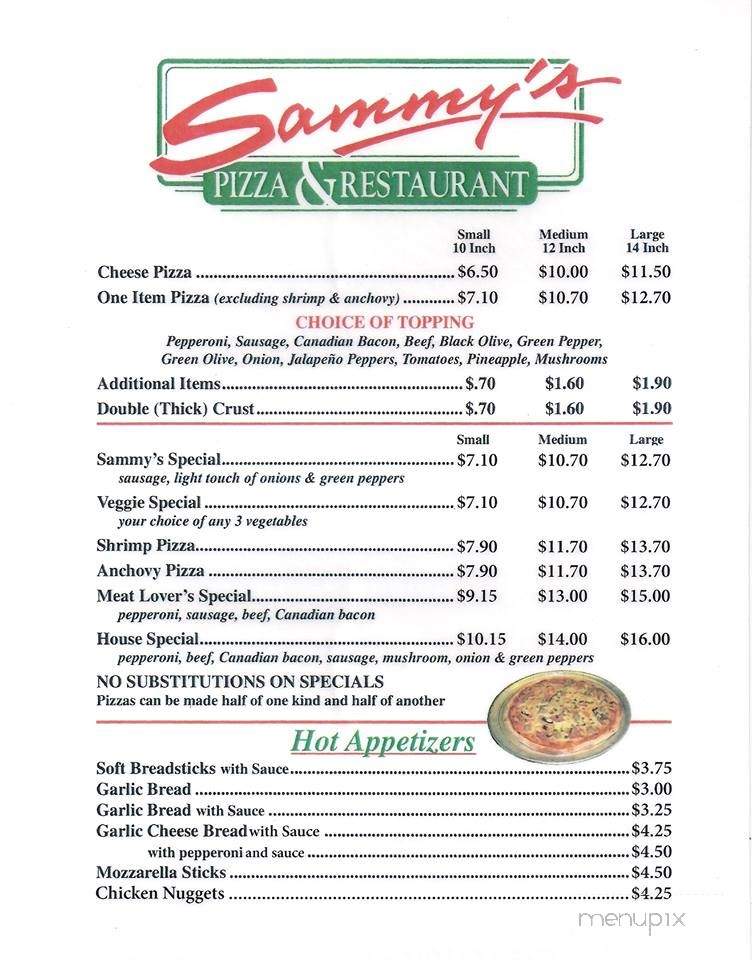 /442924/Sammys-Pizza-Cumberland-WI - Cumberland, WI
