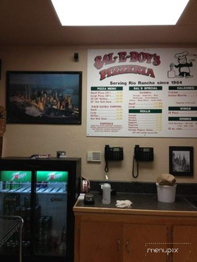 Sal-E-Boy's Pizzeria - Rio Rancho, NM menu_pic