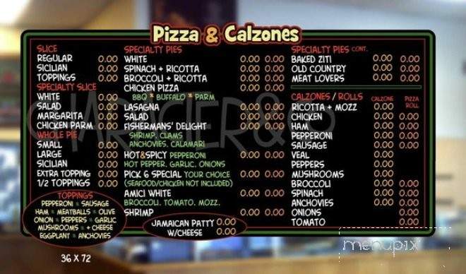 Amici Pizzeria - Peekskill, NY menu_pic