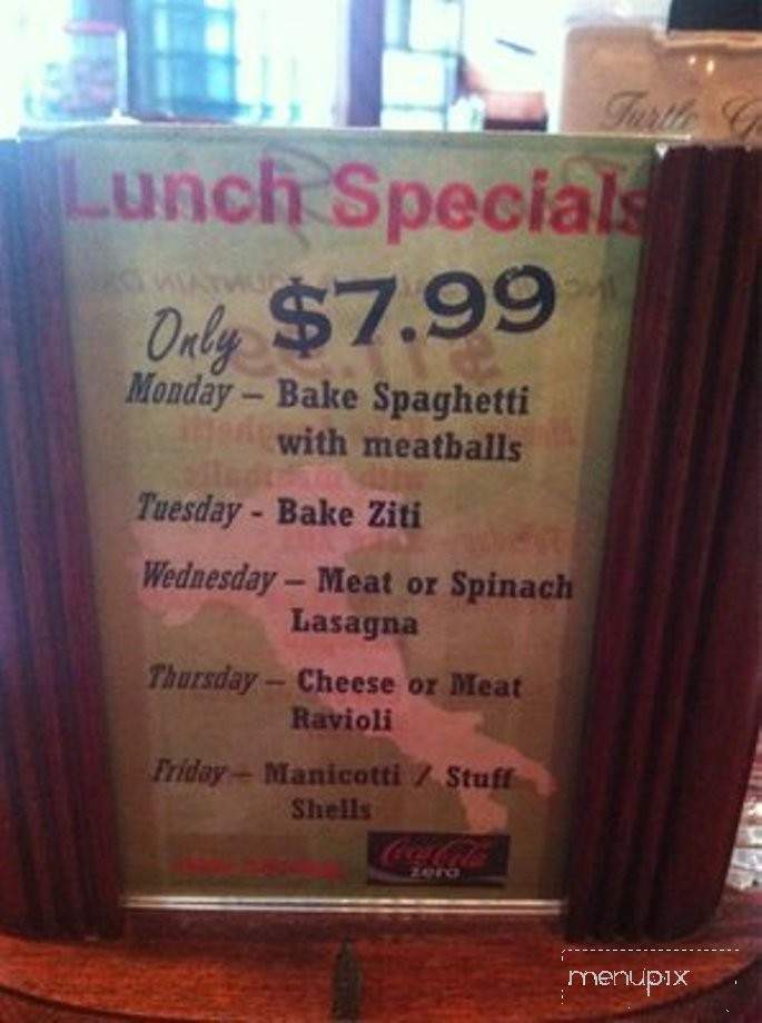 Melini's Resturaunt - Portsmouth, OH menu_pic