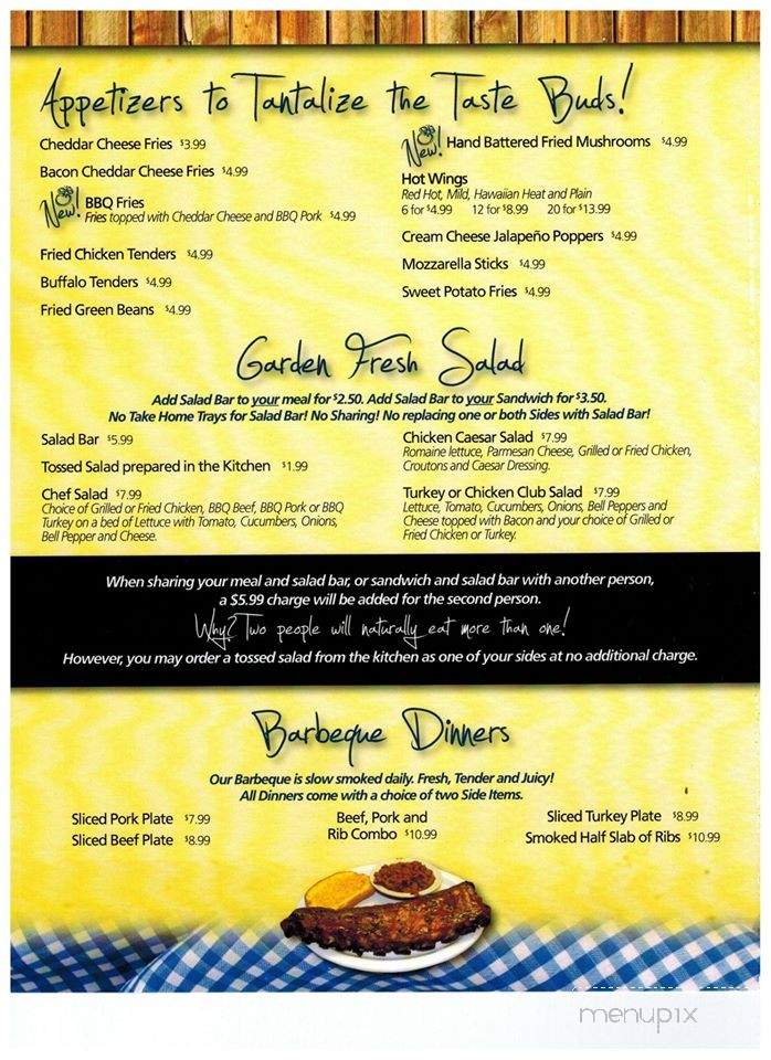 Akins Bar-B-Q & Grill - Bell, FL menu_pic