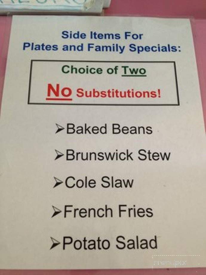 Mad Dog's BBQ - Conyers, GA menu_pic