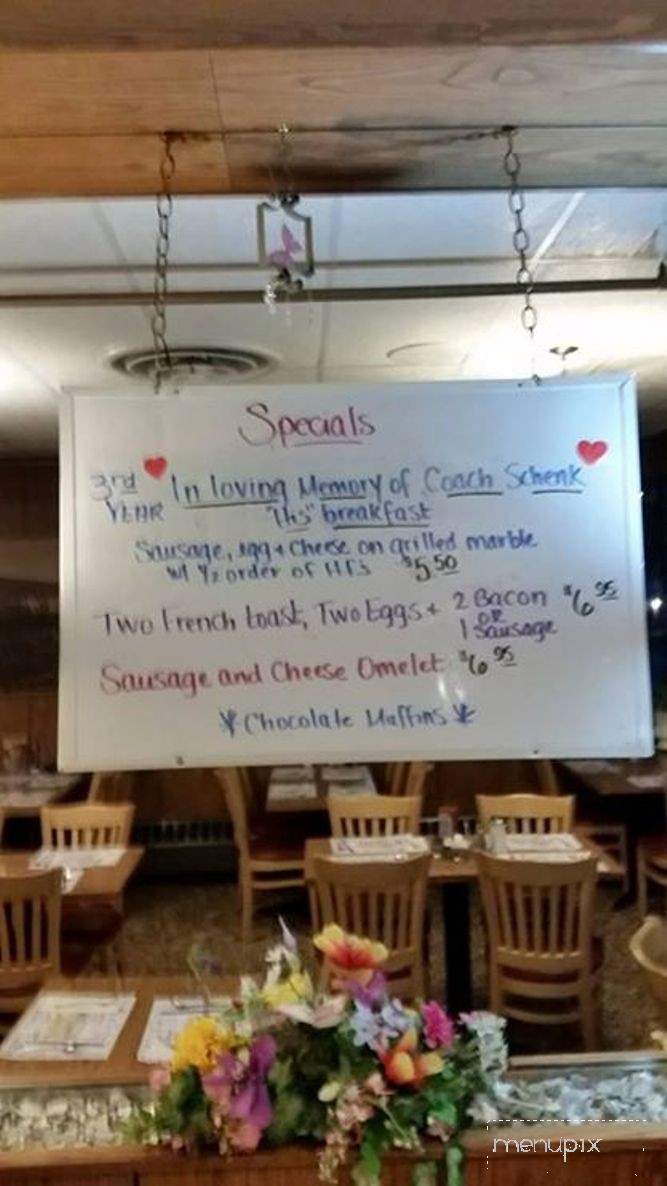 Bob & Ruth's Vineyard Restaurant - Naples, NY menu_pic