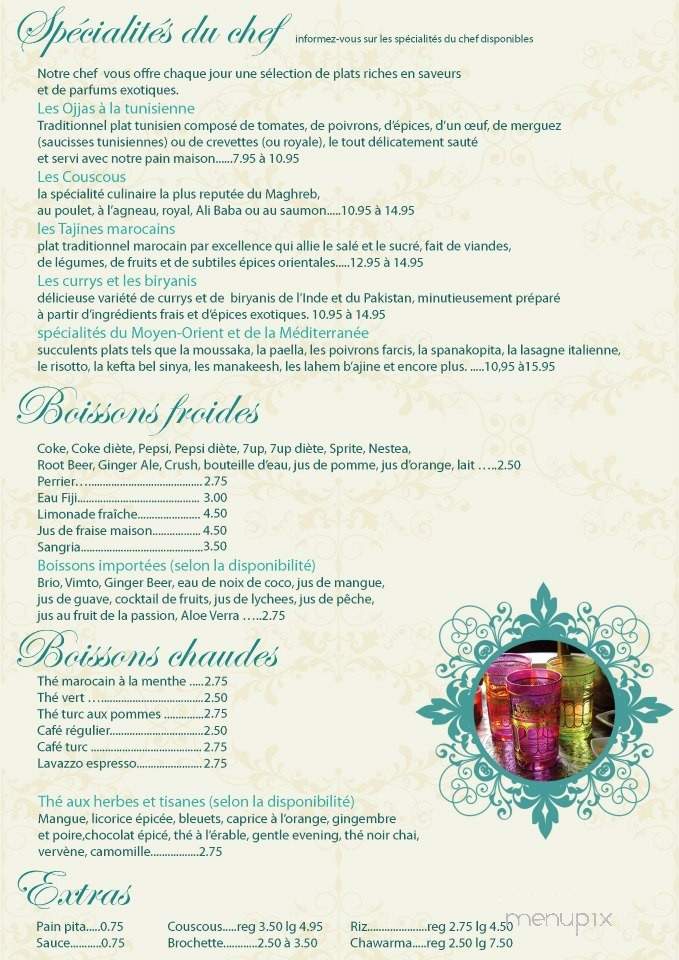 Blue Olive - Dieppe, NB menu_pic