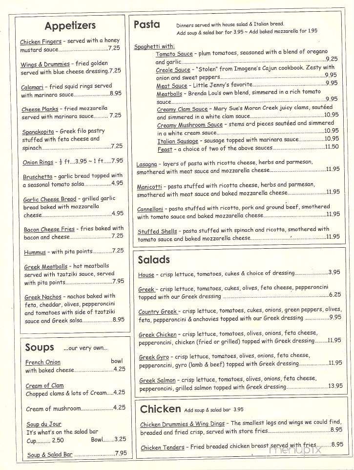 General Store - Fredericksburg, VA menu_pic