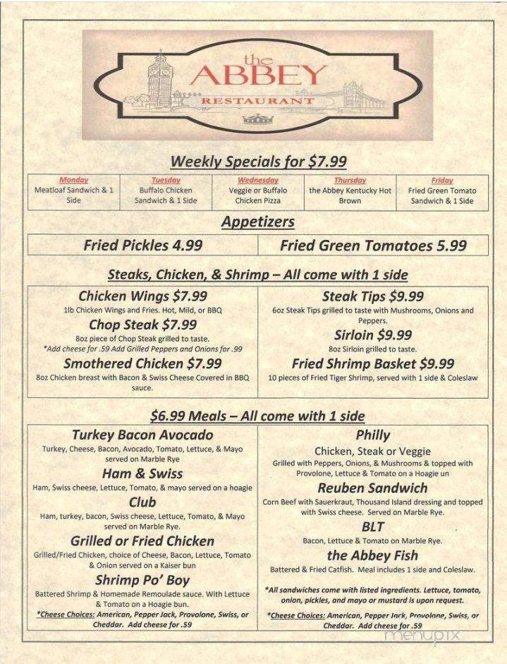 Menu Of The Abbey In London KY 40741 hair-by-skylar-france-added-a-new-hair-by-skylar-france