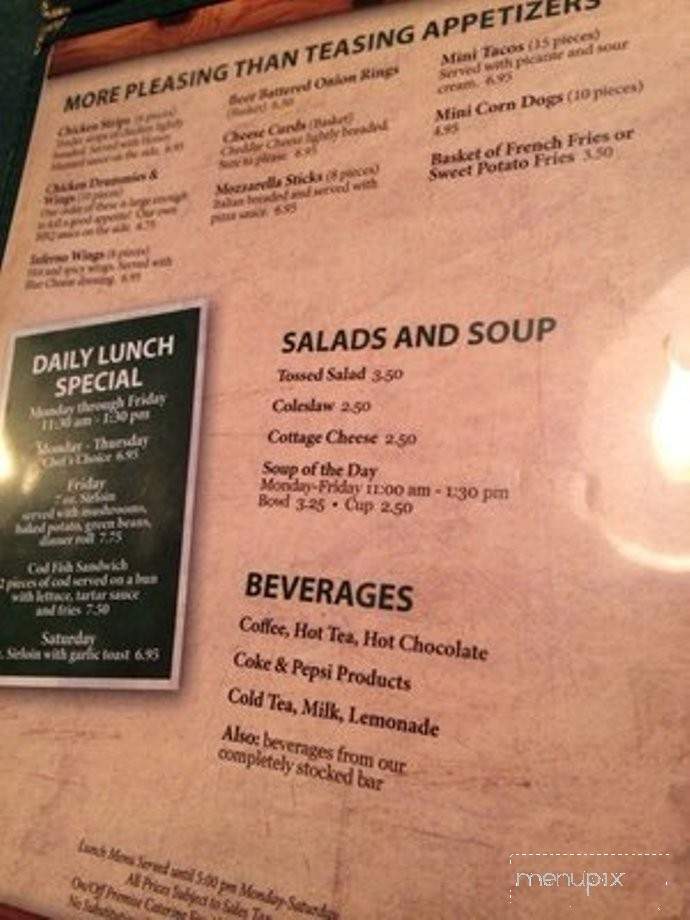 House Of Coates - Rosemount, MN menu_pic