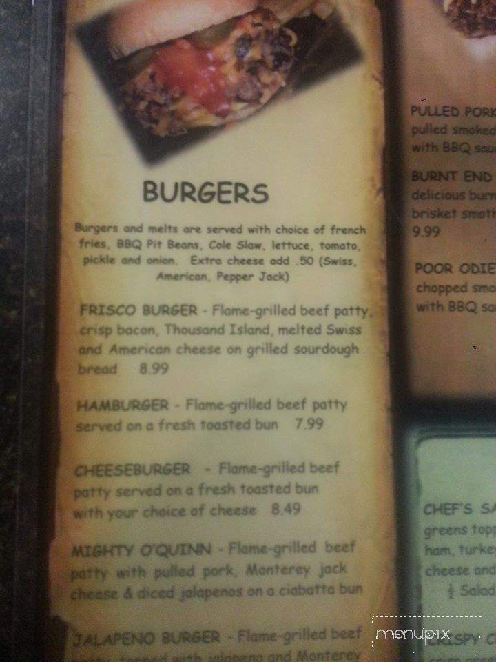 Oden's Family BBQ - Belton, MO menu_pic