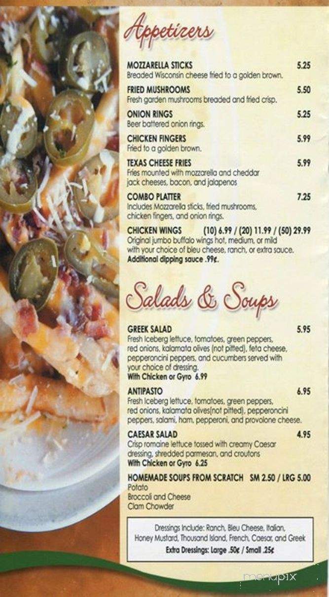 Casa Luna - Sparta, TN menu_pic