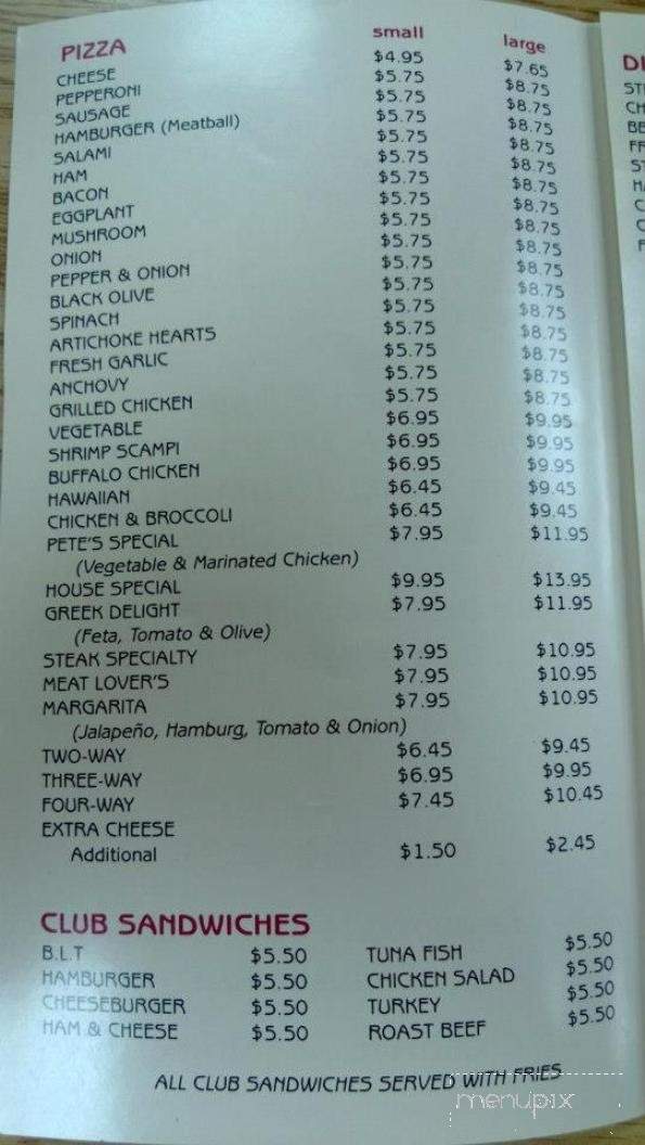 Crest Avenue Pizza - Winthrop, MA menu_pic