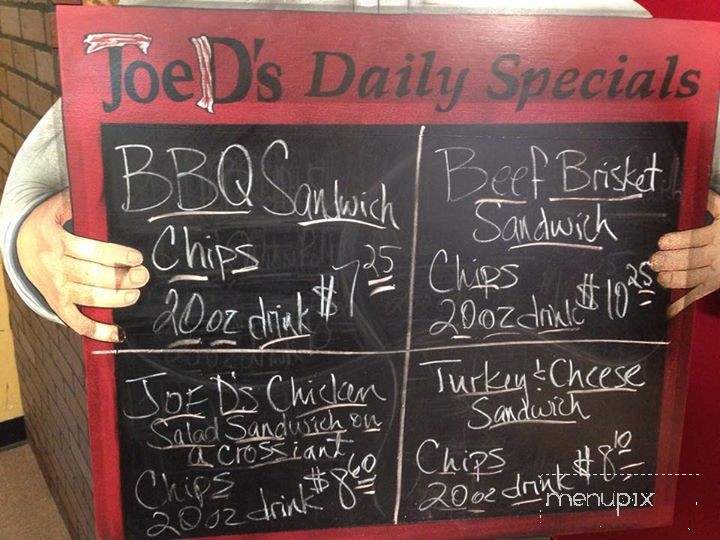 Joe D's On Ingleside - Macon, GA menu_pic