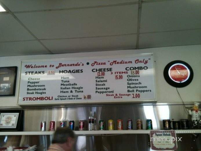 Bernardos Pizza - Yuma, AZ menu_pic