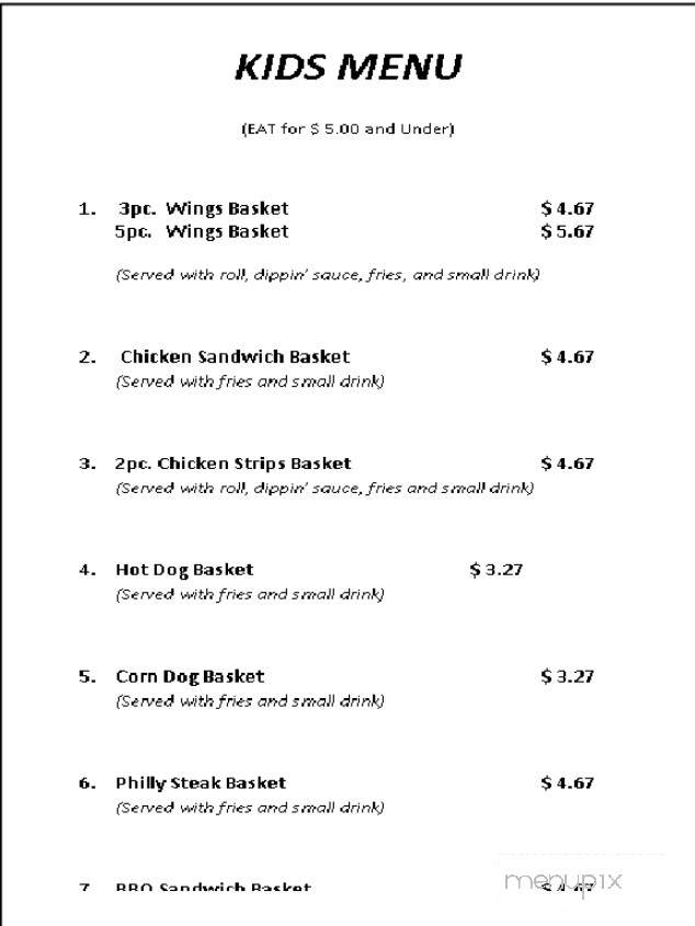 Ragin Wings - Bremen, GA menu_pic