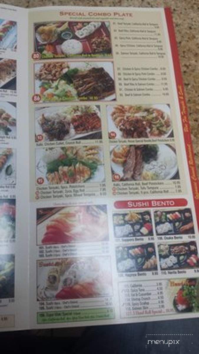 Bluefin Sushi & Teriyaki - Whittier, CA menu_pic
