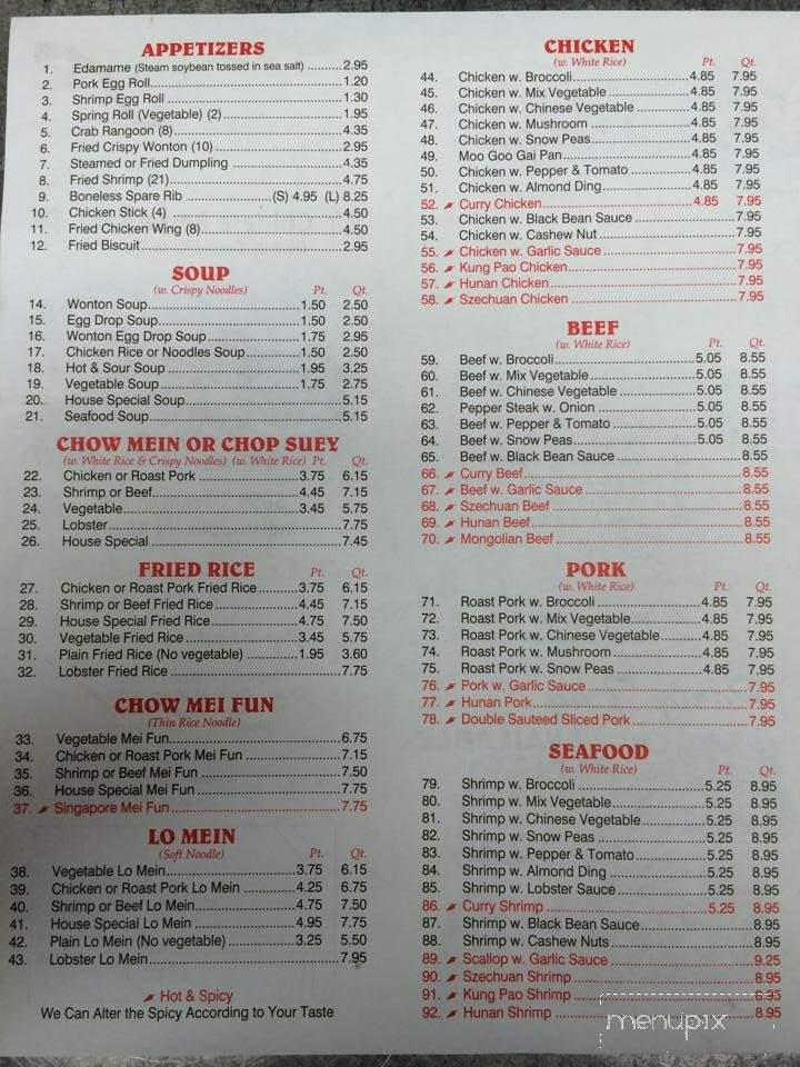 Li's Garden - Indianapolis, IN menu_pic