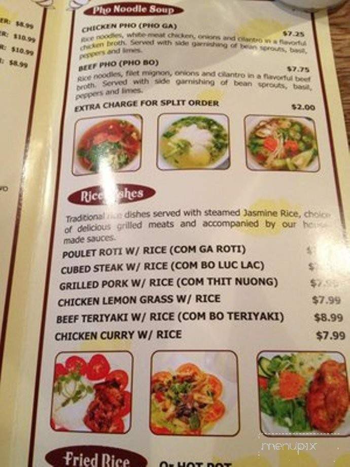 Cafe Lotus - Newport Beach, CA menu_pic