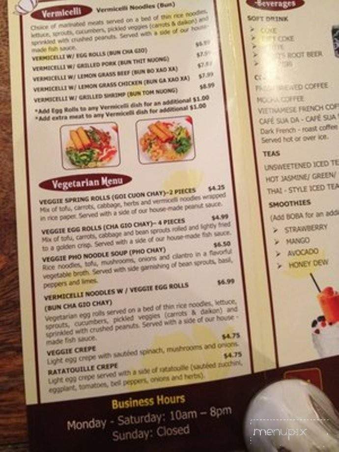 Cafe Lotus - Newport Beach, CA menu_pic