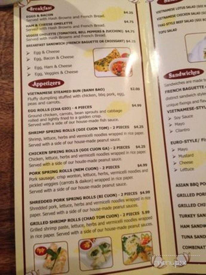 Cafe Lotus - Newport Beach, CA menu_pic