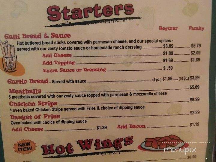 Pizzagalli - Bessemer City, NC menu_pic