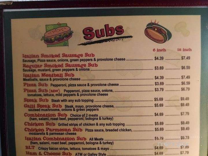 Pizzagalli - Bessemer City, NC menu_pic