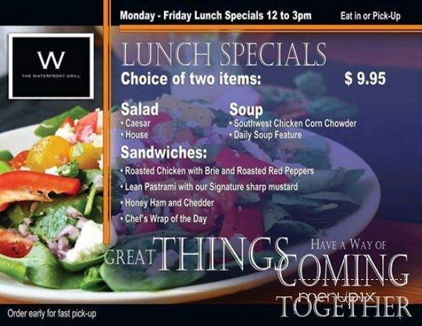 Peachland Waterfront Restaurant - Peachland, BC menu_pic