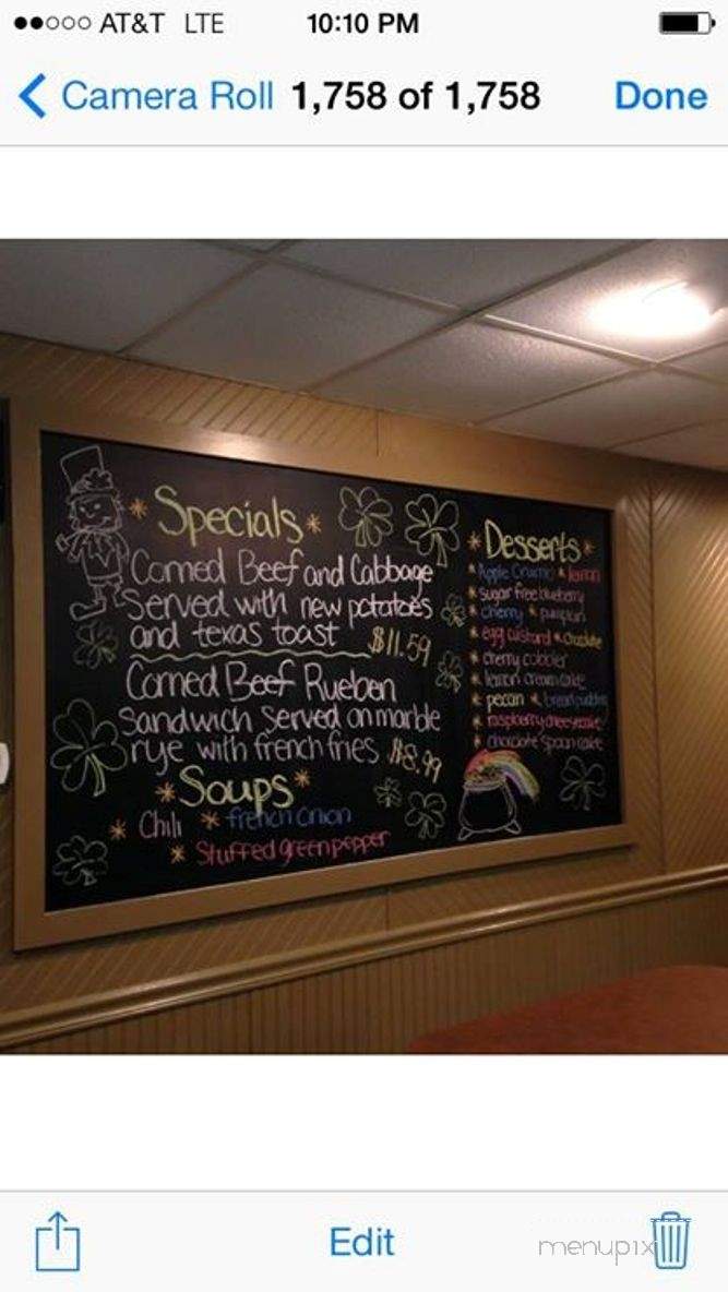Rothschild's Family Restaurant - Washington, MO menu_pic