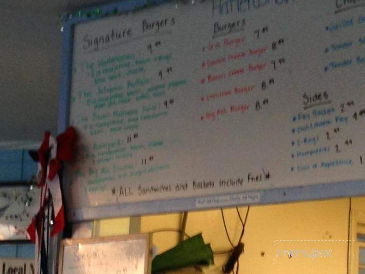 Hatterasman Restaurant - Hatteras, NC menu_pic