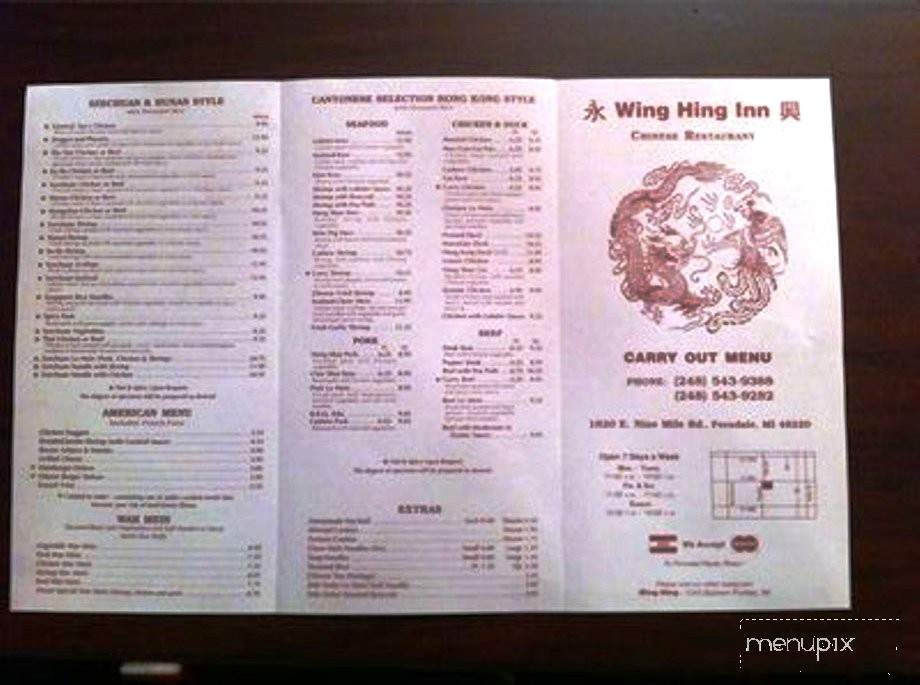 /1013263/Wing-Hing-Inn-Ferndale-MI - Ferndale, MI