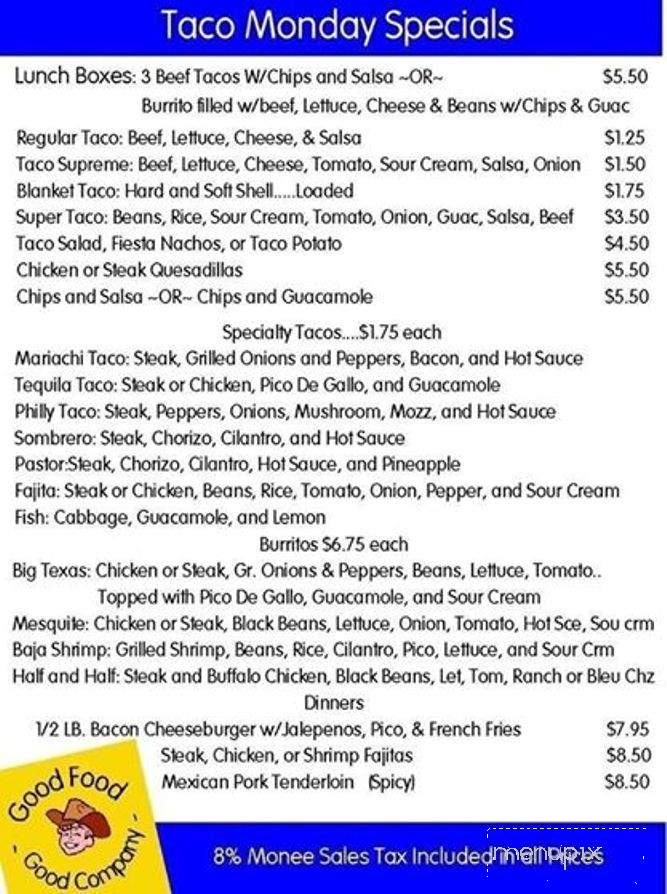 Brian's Place - Monee, IL menu_pic