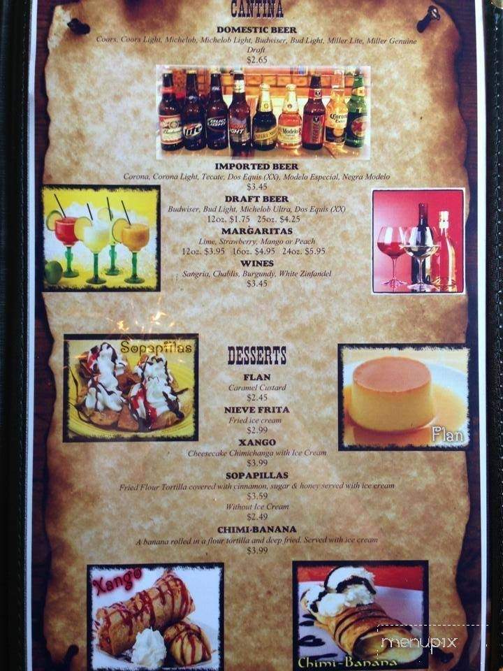 Mifinca - Norton, VA menu_pic