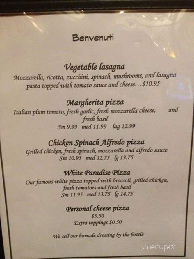 Tony's New York Pizza - Williamsport, MD menu_pic