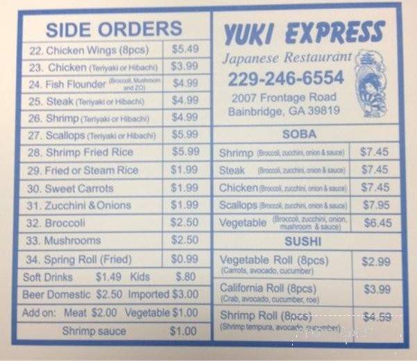 /2208782/Yuki-Express-Bainbridge-GA - Bainbridge, GA