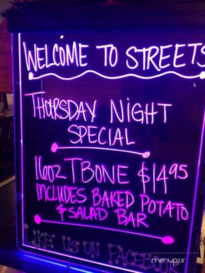 Street's Seafood - Bay Minette, AL menu_pic